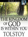 Cover image for The Kingdom of God Is Within You